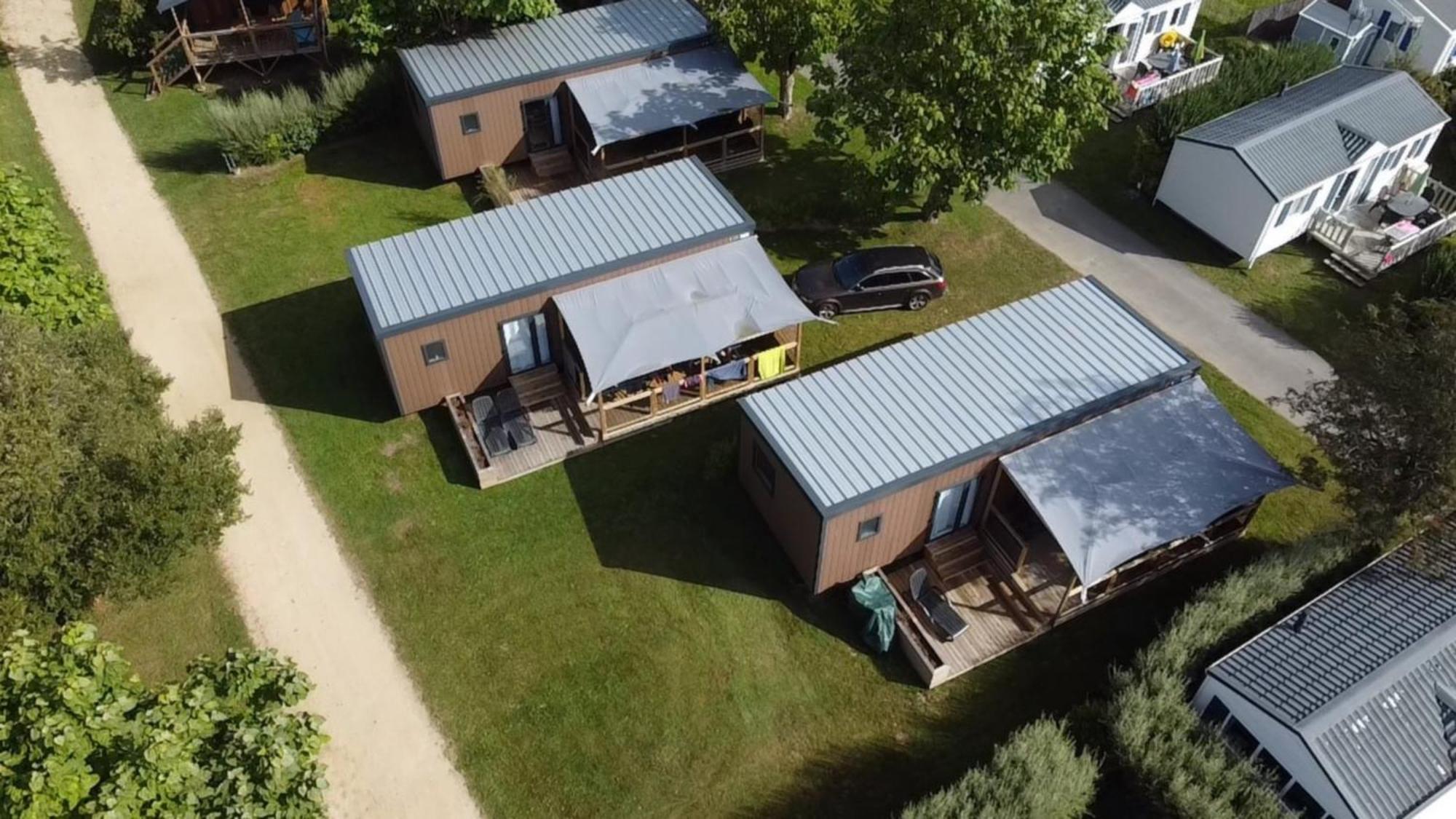 Camping De La Plage De Cleut-Rouz Fouesnant Exterior foto